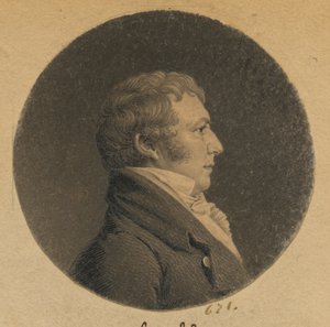 Oidentifierad man av Charles Balthazar Julien Févret de Saint-Mémin