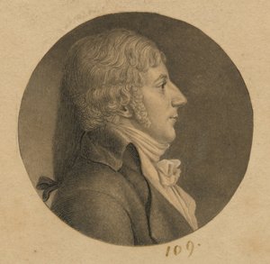 Oidentifierad man av Charles Balthazar Julien Févret de Saint-Mémin