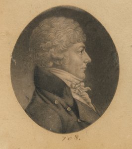 Oidentifierad man av Charles Balthazar Julien Févret de Saint-Mémin
