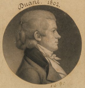 William Duane av Charles Balthazar Julien Févret de Saint-Mémin