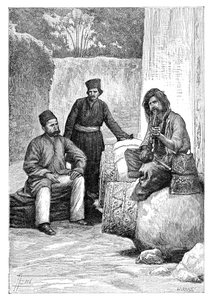 Persiska män, 1895.