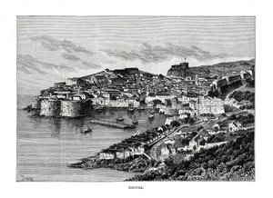 Ragusa, Sicilien, Italien, 1879 av Charles Barbant