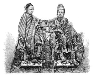 Prinsessan av Bhopal, Indien, 1895.