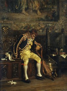 En sova fotman, 1871.