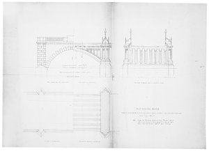 Design och höjd för Westminster Bridge