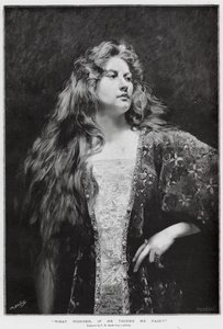 "Vad under, om han tycker att jag är vacker" (litografi) av Charles Baude