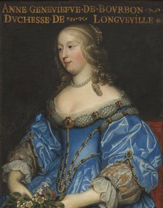 Anne-Geneviève de Bourbon-Condé 1619-1679, hertiginna av Longueville, mitten av 1600-talet.
