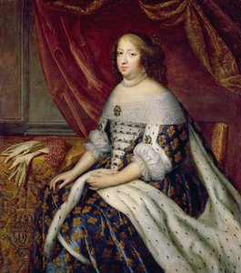 Porträtt av Anne av Österrike (1601-66) drottning av Frankrike