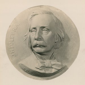 Reliefskulptur av skulptören John Henry Foley av Charles Bell Birch