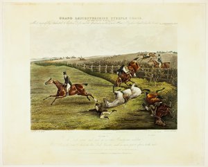 En rik scen, från Grand Leicestershire Steeplechase av Charles Bentley