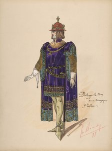 Filip den gode, hertig av Bourgogne, kostymdesign för Jeanne d