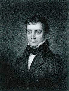Josiah Stoddard Johnson (1784-1833) graverad av James Barton Longacre (1794-1869) (gravyr)