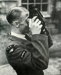 Flygman lärde sig navigering under andra världskriget, 1941.