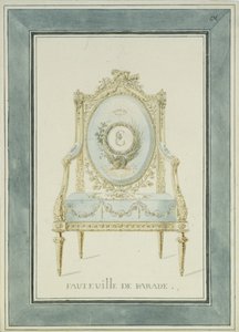 Trondesign för Katarinapalatset i Tsarskoye Selo, 1780-talet av Charles Cameron