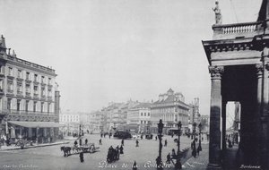 Bordeaux: Place de la Comedie (svartvitt foto) av Charles Chambon