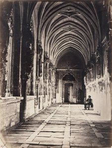 [Cloisters of the Church of Saint John of the Kings, Toledo, Spanien], ca. 1858.
