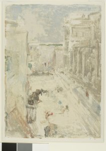 Gata i Sevilla av Charles Edward Conder