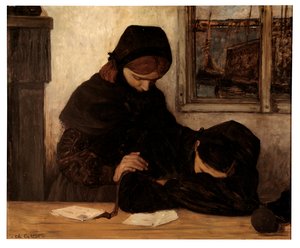 Mourning at Ouessant (olja på duk)