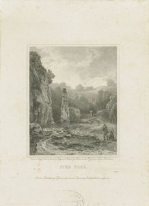 Dovedale - [Charles] Cotton Fishing House: gravyr och [?1800-talet] (tryck) av Charles Cotton