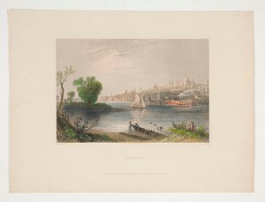 Albany, illustration för Nathaniel Parker Willis