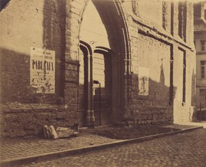 [Dörröppning till Predikheevenkerk, Gent, Belgien], ca. 1858. av Charles D