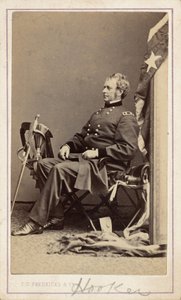 General Joseph Hooker,ca. 1865 (foto) av Charles D. Fredricks