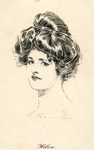 Helen, en Gibson-flicka, ca 1900