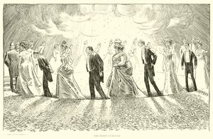 Illustration för The Social Ladder av Charles Dana Gibson