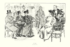 I Paris (litografi) av Charles Dana Gibson