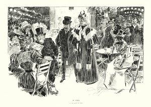 I Paris (litografi) av Charles Dana Gibson