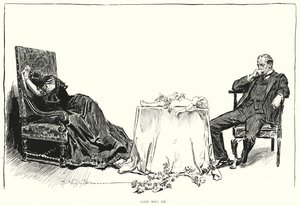 Kärlek kommer att dö (litho) av Charles Dana Gibson