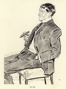 Phil May, porträtt av Charles Dana Gibson