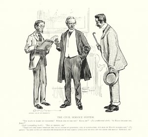 Systemet för offentlig förvaltning (litho) av Charles Dana Gibson