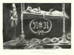 Beslutet om himlen (litografi) av Charles Dana Gibson