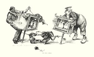 The Rival Operas (litografi) av Charles Dana Gibson