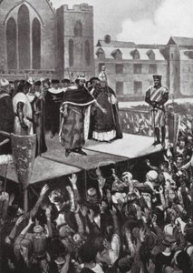 Edward I talar till sina undersåtar