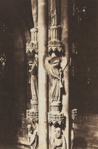 Katedralen i Strasbourg, Ängelns pelare, ca 1858 (foto) av Charles David Winter