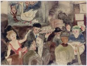 På "The Golden Swan", ibland kallad "Helvetshålet" av Charles Demuth