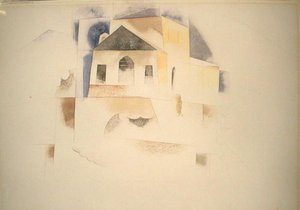 Bermuda House (akvarell på papper) av Charles Demuth