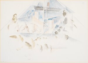 Bermuda, master och lövverk av Charles Demuth