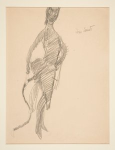 Kostymteckning: Devil As Lady av Charles Demuth