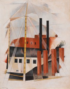 Piano Movers semester av Charles Demuth