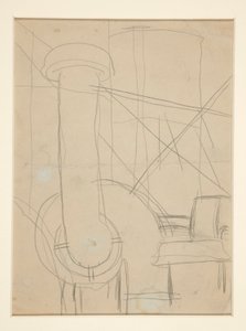 Studera för Pacquebot av Charles Demuth