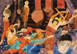 Röda dödens mask av Charles Demuth