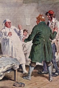 Illustration till The Pickwick Papers av Charles Dickens (färglitografi) av Charles Edmund (after) Brock