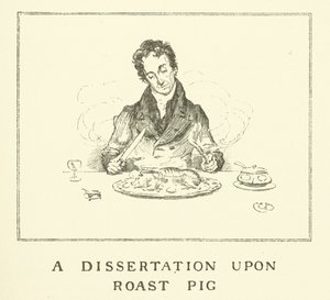 Illustration till The Essays of Elia av Charles Lamb (gravyr) av Charles Edmund Brock