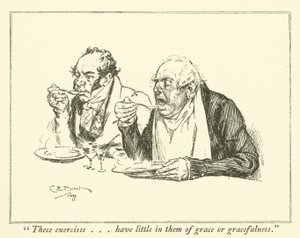 Illustration till The Essays of Elia av Charles Lamb (gravyr) av Charles Edmund Brock