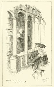 Illustration till The Essays of Elia av Charles Lamb (gravyr) av Charles Edmund Brock