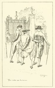 Illustration till The Essays of Elia av Charles Lamb (gravyr) av Charles Edmund Brock