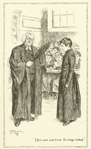 Illustration till The Essays of Elia av Charles Lamb (gravyr) av Charles Edmund Brock